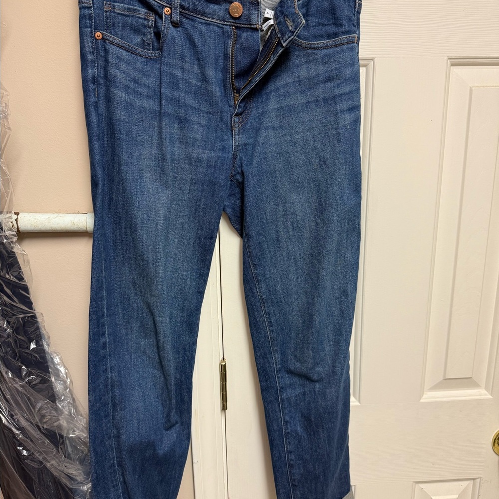 LOFT Mid-Wash Cropped Jeans
